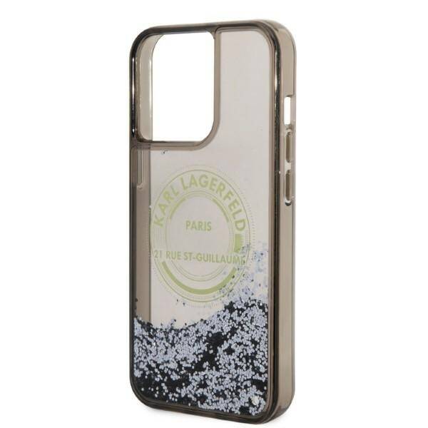 KARL LAGERFELD KLHCP14XLCRSGRK IPHONE 14 PRO MAX 6.7 "BLACK/BLACK HARDCASE LIQUID GLITTER RSG