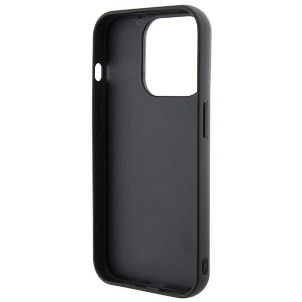 KARL LAGERFELD KLHCP15L3DMKRLK IPHONE 15 PRO 6.1 "BLACK/BLACK HARDCASE 3D RUBBER MULTI LOGO