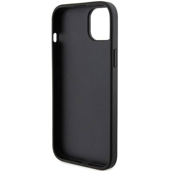 KARL LAGERFELD KLHCP15SSAPKCNPK IPHONE 15/14/13 6.1 "BLACK / BLACK HARDCASE SAFFIANO CARDSLOT KARL & CHUPETTE METAL PIN