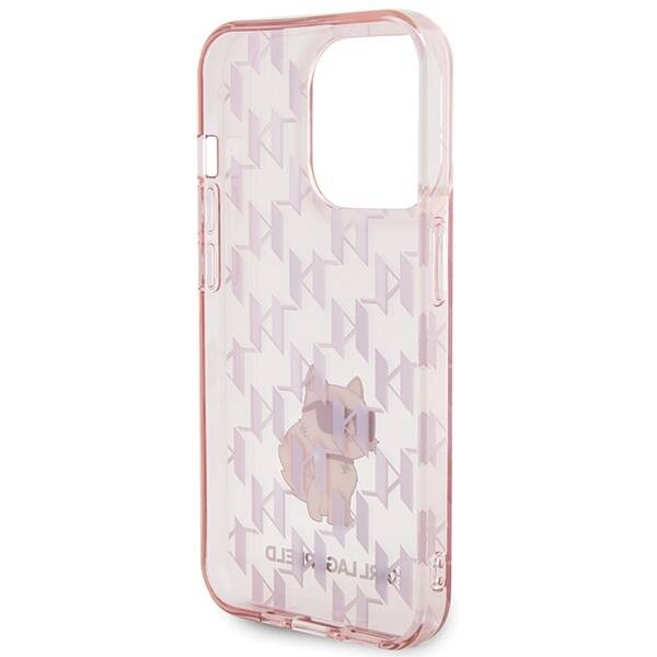 KARL LAGERFELD KLHCP15XHNCMKLP IPHONE 15 PRO MAX 6.7 "PINK/PINK HARDCASE MONOGRAM CHUPETTE