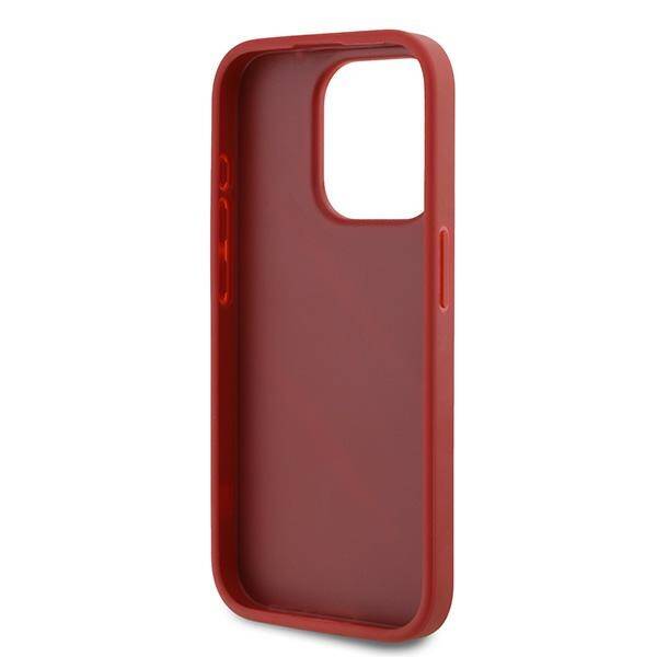 KARL LAGERFELD KLHCP15XPQDSMGR IPHONE 15 PRO MAX 6.7" RED/RED HARDCASE DIAGONAL QUILTED SCRIPT