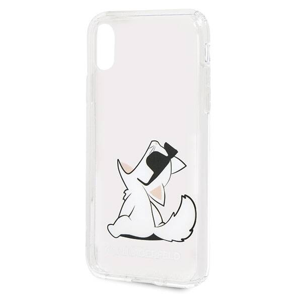 KARL LAGERFELD KLHCPXCFNRC IPHONE X/XS HARDCASE TRANSPARENT CHOUPETTE FUN