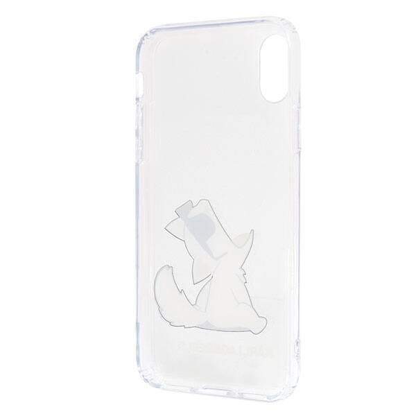 KARL LAGERFELD KLHCPXCFNRC IPHONE X/XS HARDCASE TRANSPARENT CHOUPETTE FUN