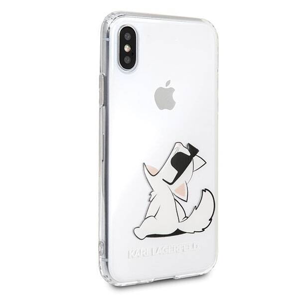 KARL LAGERFELD KLHCPXCFNRC IPHONE X/XS HARDCASE TRANSPARENT CHOUPETTE FUN