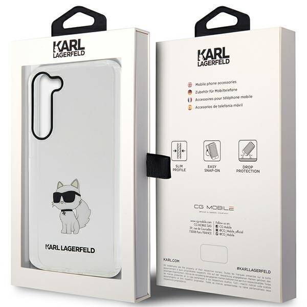 KARL LAGERFELD KLHCS23SHNCHTCT S23 S911 TRANSPARENT HARDCASE IKONIK CHUPETTE