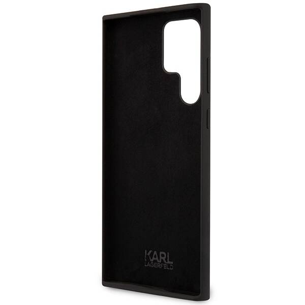 KARL LAGERFELD KLHCS24LSNCHBCK S24 ULTRA S928 HARDCASE CZARNY/BLACK SILICONE CHOUPETTE