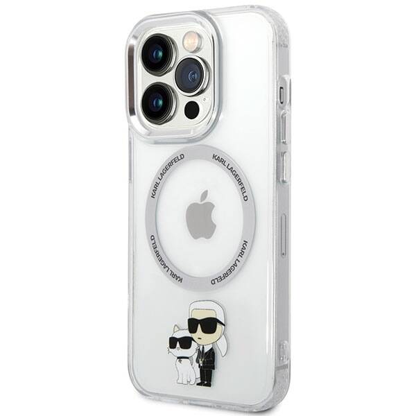 KARL LAGERFELD KLHMP13LHNKCIT IPHONE 13 PRO 6.1 "HARDCASE TRANSPARENT ICONIC KARL & CHUPETTE MAGSAFE