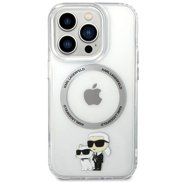 KARL LAGERFELD KLHMP13LHNKCIT IPHONE 13 PRO 6.1 "HARDCASE TRANSPARENT ICONIC KARL & CHUPETTE MAGSAFE