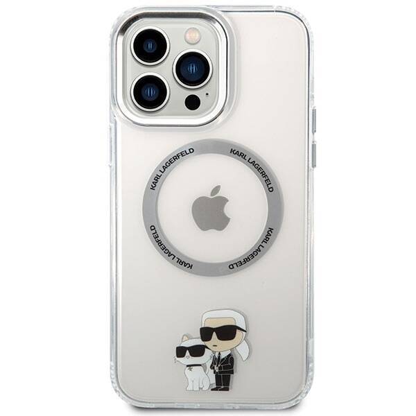 KARL LAGERFELD KLHMP13XHNKCIT IPHONE 13 PRO MAX 6.7 "HARDCASE TRANSPARENT ICONIC KARL & CHUPETTE MAGSAFE