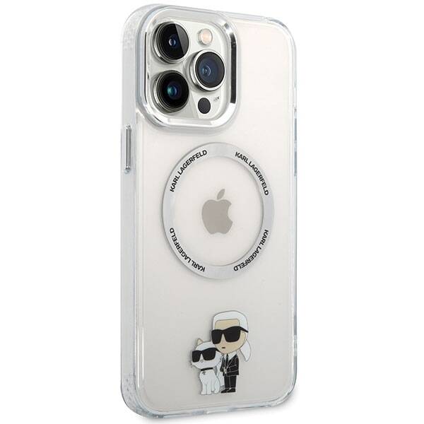 KARL LAGERFELD KLHMP13XHNKCIT IPHONE 13 PRO MAX 6.7 "HARDCASE TRANSPARENT ICONIC KARL & CHUPETTE MAGSAFE