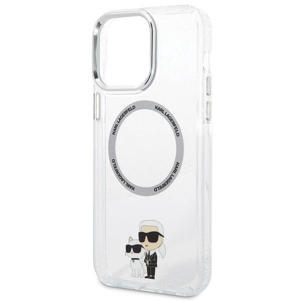 KARL LAGERFELD KLHMP13XHNKCIT IPHONE 13 PRO MAX 6.7 "HARDCASE TRANSPARENT ICONIC KARL & CHUPETTE MAGSAFE