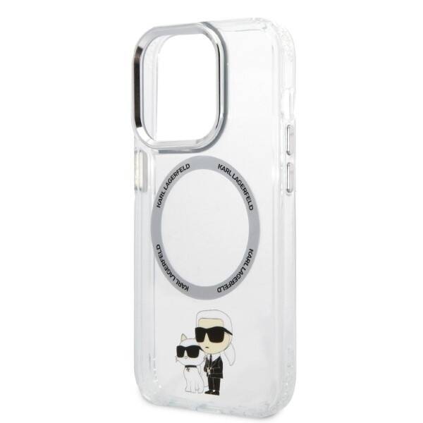 KARL LAGERFELD KLHMP14LHNKCIT IPHONE 14 PRO 6.1 "HARDCASE TRANSPARENT ICONIC KARL & CHUPETTE MAGSAFE