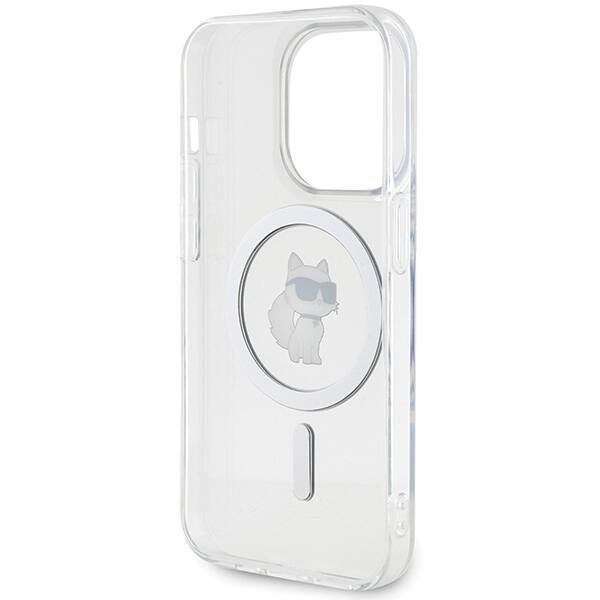 KARL LAGERFELD KLHMP15LHFCCOT IPHONE 15 PRO 6.1 "TRANSPARENT HARDCASE IML CHAPETTE MAGSAFE