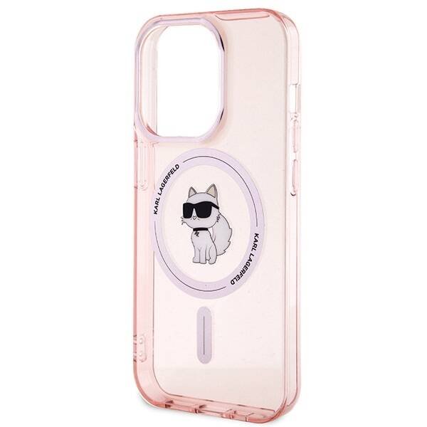 KARL LAGERFELD KLHMP15XHFCNOP IPHONE 15 PRO MAX 6.7 "PINK/PINK HARDCASE IML CHAPETTE MAGSAFE