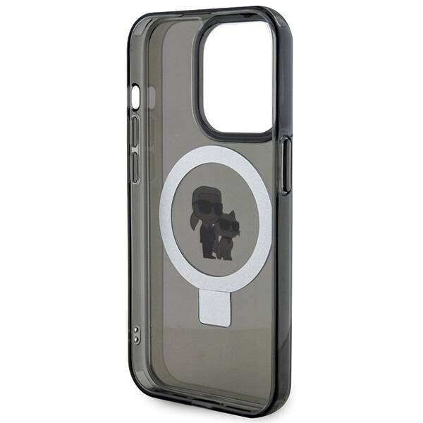 KARL LAGERFELD KLHMP15XHMRSKCK IPHONE 15 PRO MAX 6.7 "BLACK/BLACK HARDCASE RING STAND KARL & CHUPETTTE MAGSAFE