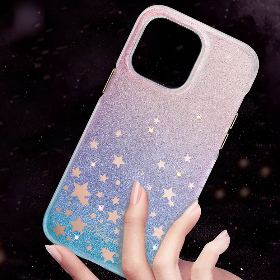 KINGXBAR HEART STAR SERIES CASE FOR IPHONE 14 PRO MAX CASE WITH ZODIAC STARS