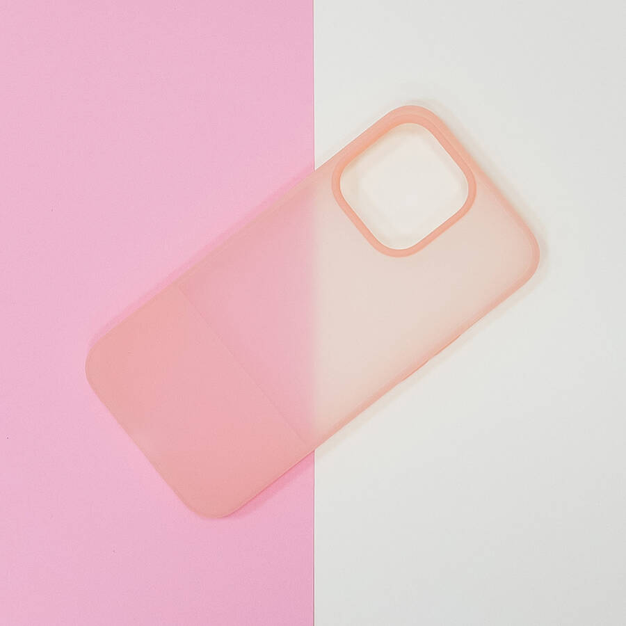 KINGXBAR PLAIN SERIES CASE COVER FOR IPHONE 13 PRO SILICONE COVER PINK