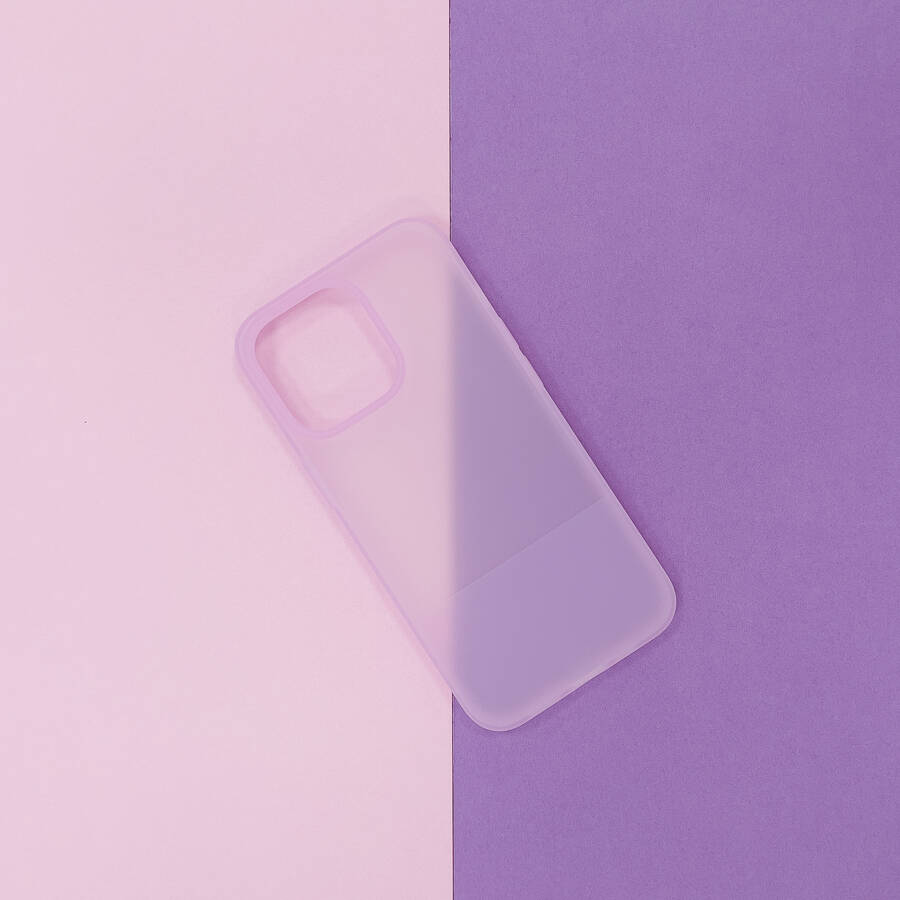 KINGXBAR PLAIN SERIES CASE COVER FOR IPHONE 13 PRO SILICONE COVER PINK