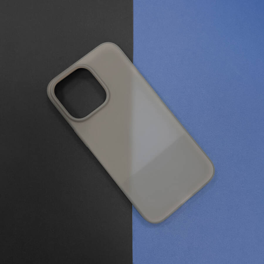 KINGXBAR PLAIN SERIES CASE COVER FOR IPHONE 13 SILICONE COVER GRAY