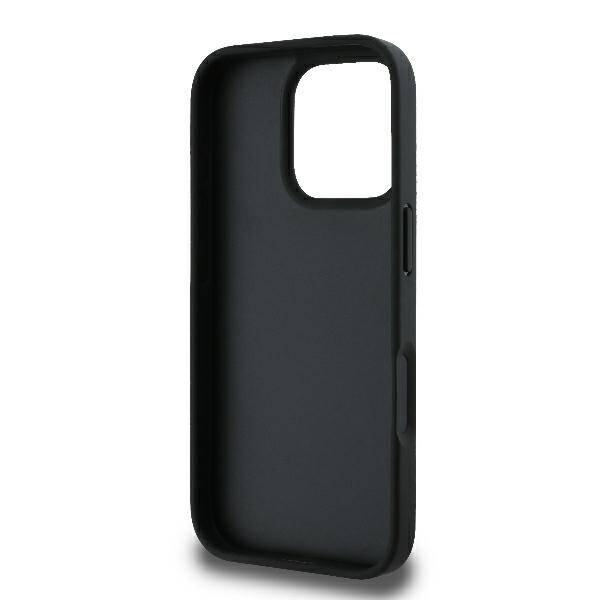 Karl Lagerfeld KLHCP16LPGKLKCPK iPhone 16 Pro 6.3" czarny/black hardcase Monogram Karl&Chaoupette Head Pin