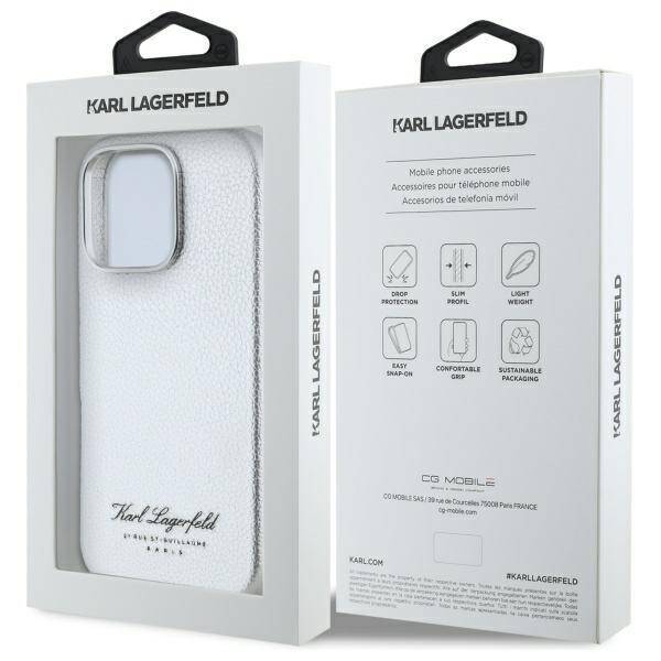 Karl Lagerfeld KLHCP16LPGWCMKHG iPhone 16 Pro 6,3" hardcase szary/grey hotel RSG