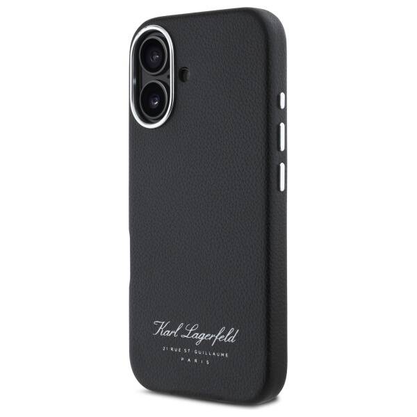 Karl Lagerfeld KLHCP16SPGWCMKHK iPhone 16 6,1" hardcase czarny/black hotel RSG