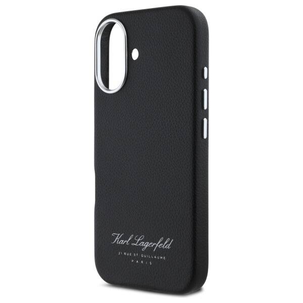 Karl Lagerfeld KLHCP16SPGWCMKHK iPhone 16 6,1" hardcase czarny/black hotel RSG