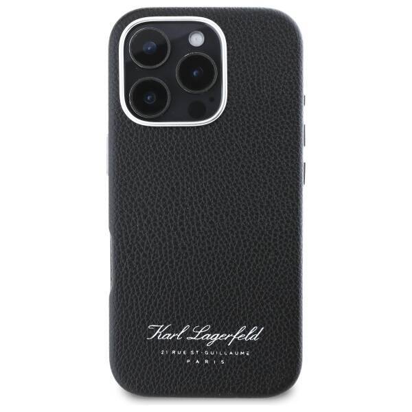 Karl Lagerfeld KLHCP16XPGWCMKHK iPhone 16 Pro Max 6,9" hardcase czarny/black hotel RSG