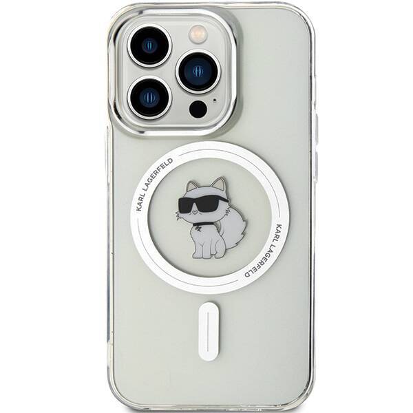 Karl Lagerfeld KLHMP14LHFCCNOT iPhone 14 Pro 6.1" przezroczysty/transparent hardcase IML Choupette MagSafe