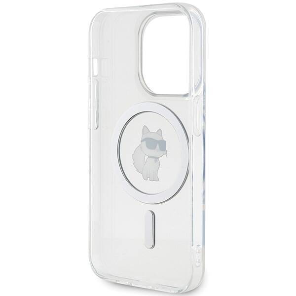 Karl Lagerfeld KLHMP14LHFCCNOT iPhone 14 Pro 6.1" przezroczysty/transparent hardcase IML Choupette MagSafe