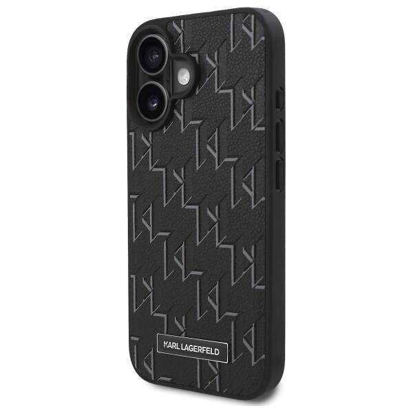 Karl Lagerfeld KLHMP16MPKHPORPK iPhone 16 Plus 6.7" czarny/black hardcase Hot Stamp Magsafe