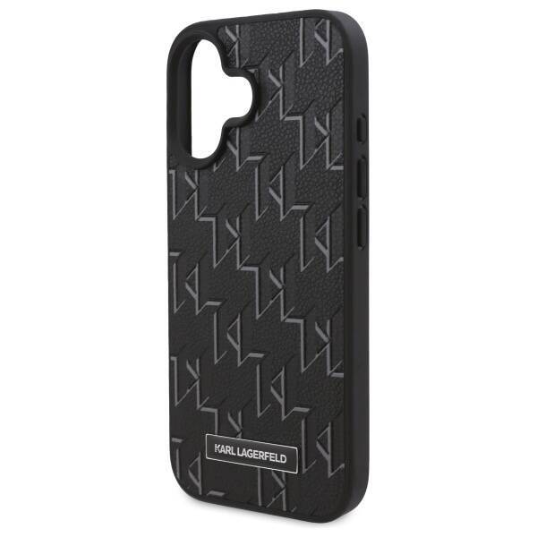 Karl Lagerfeld KLHMP16MPKHPORPK iPhone 16 Plus 6.7" czarny/black hardcase Hot Stamp Magsafe