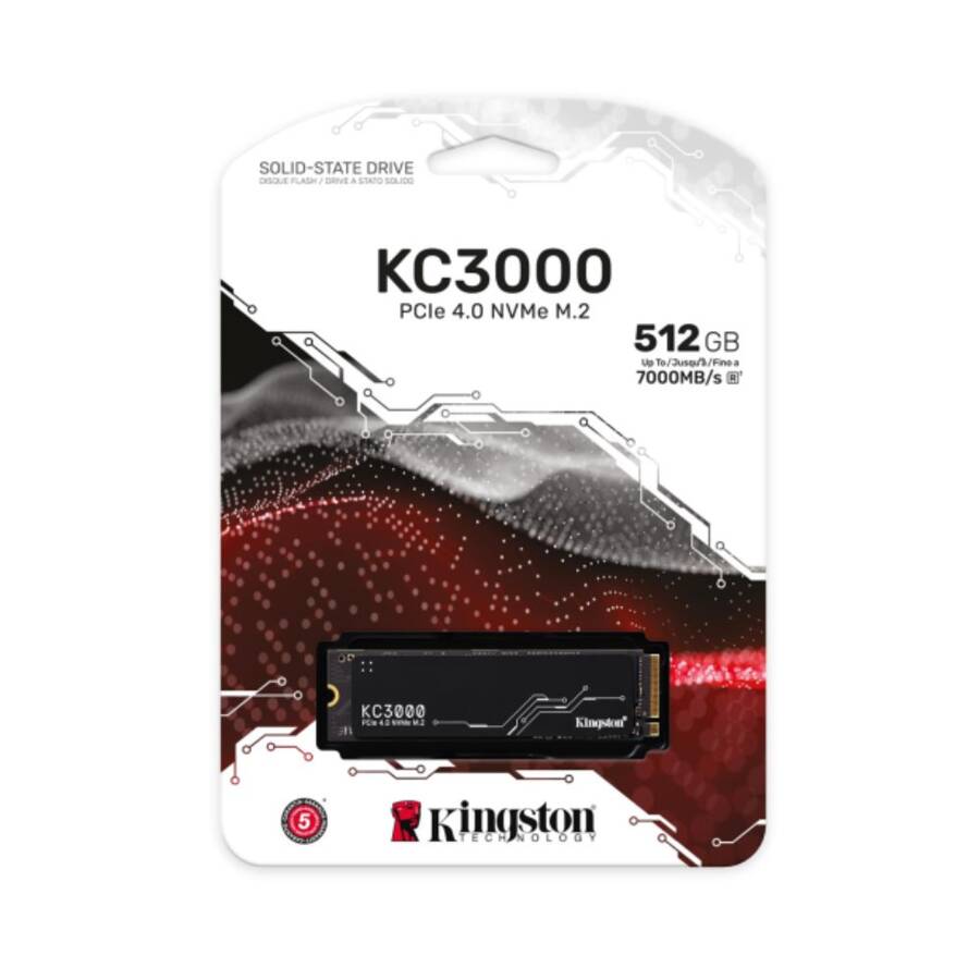 Kingston dysk SSD M.2 Gen4 PCIe NVMe KC3000 512GB