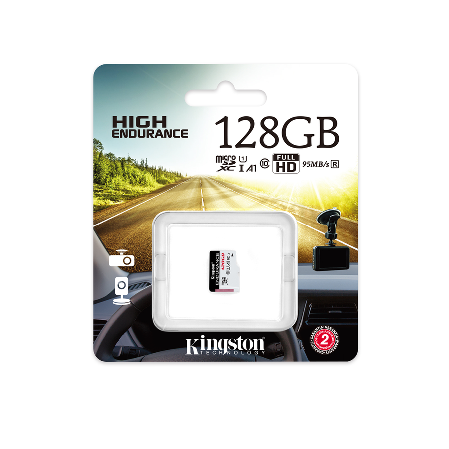 Kingston karta pamięci 128GB microSDXC Endurance kl. 10 UHS-I 95 MB/s