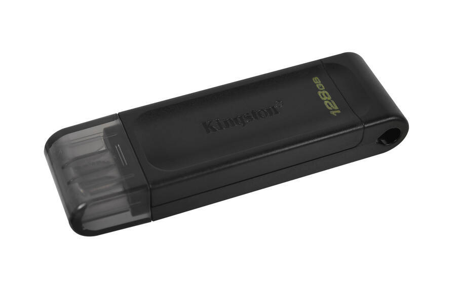 Kingston pendrive 128GB USB-C DT70 czarny