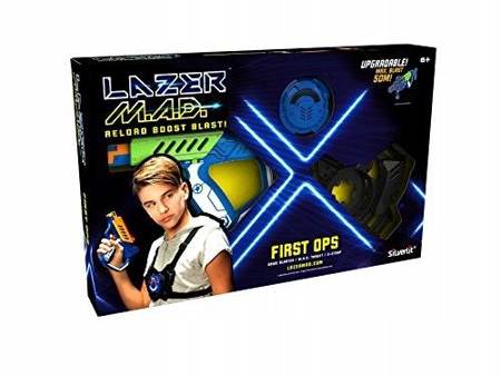 LASER TAG PAINTBALL GUN KIT SILVERLIT LAZER MAD