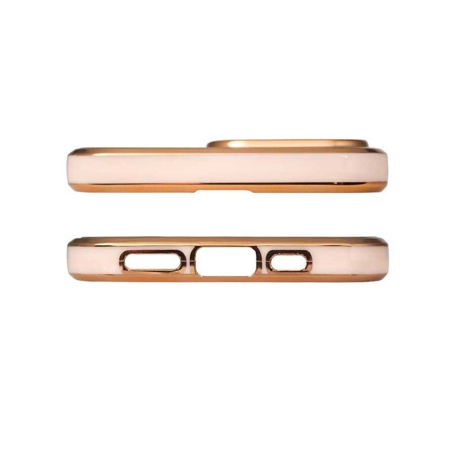 LIGHTING COLOR CASE FOR XIAOMI REDMI NOTE 11 GOLD-COLORED GEL COVER PINK