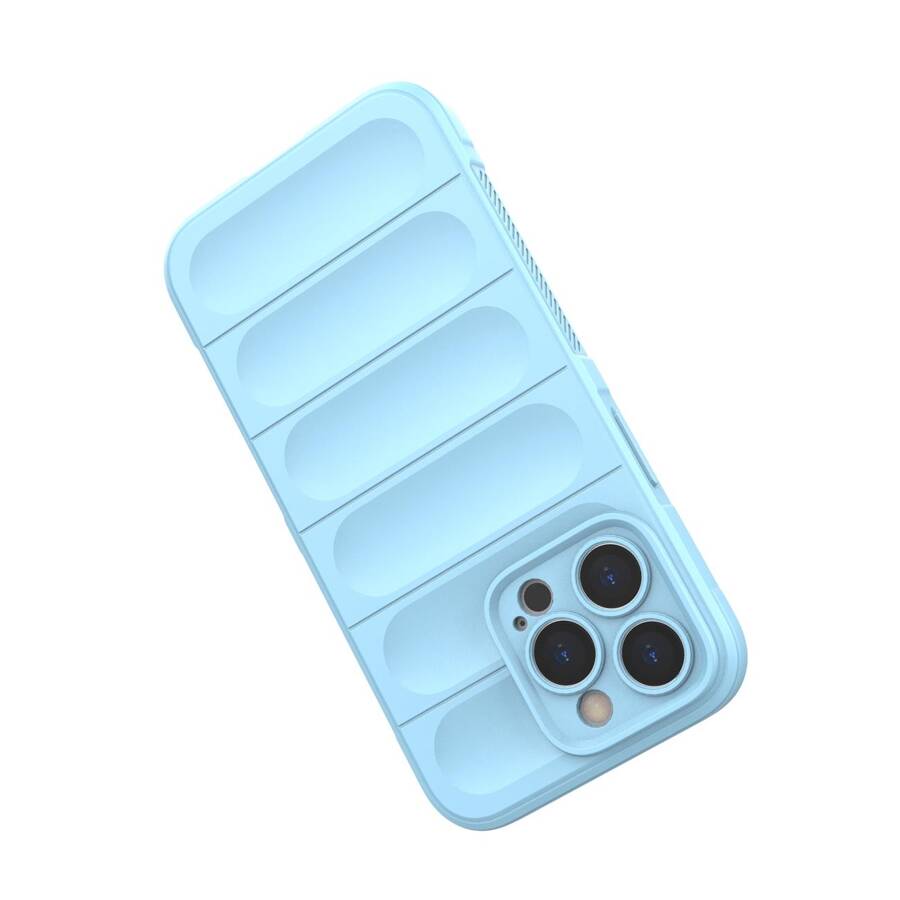 MAGIC SHIELD CASE CASE FOR IPHONE 13 PRO MAX FLEXIBLE ARMORED CASE LIGHT BLUE