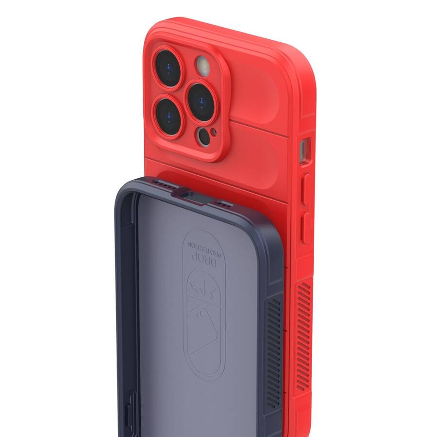 MAGIC SHIELD CASE CASE FOR IPHONE 13 PRO MAX FLEXIBLE ARMORED COVER RED