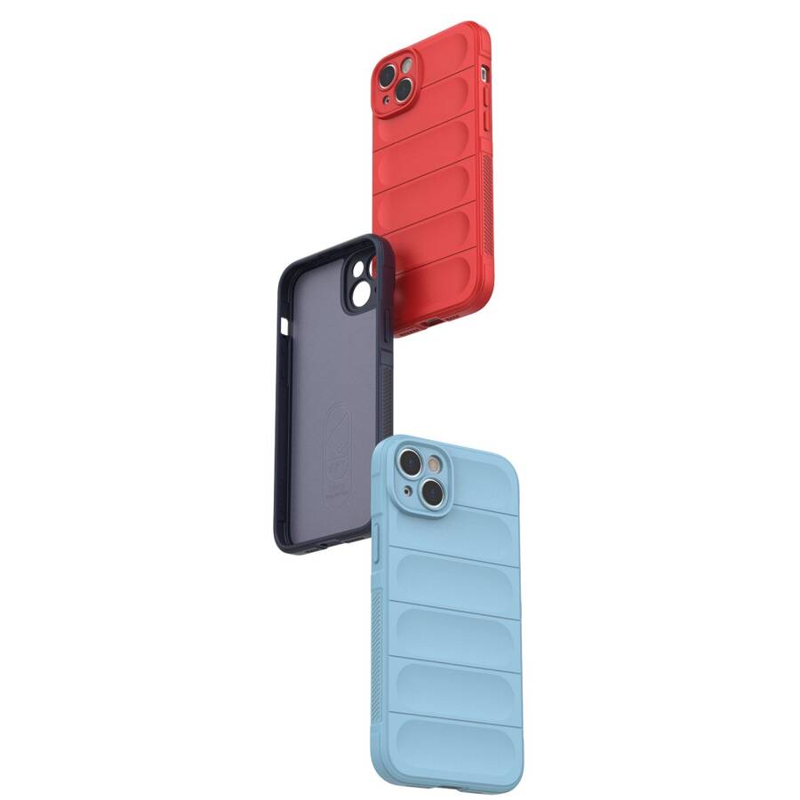 MAGIC SHIELD CASE CASE FOR IPHONE 14 PLUS FLEXIBLE ARMORED CASE LIGHT BLUE