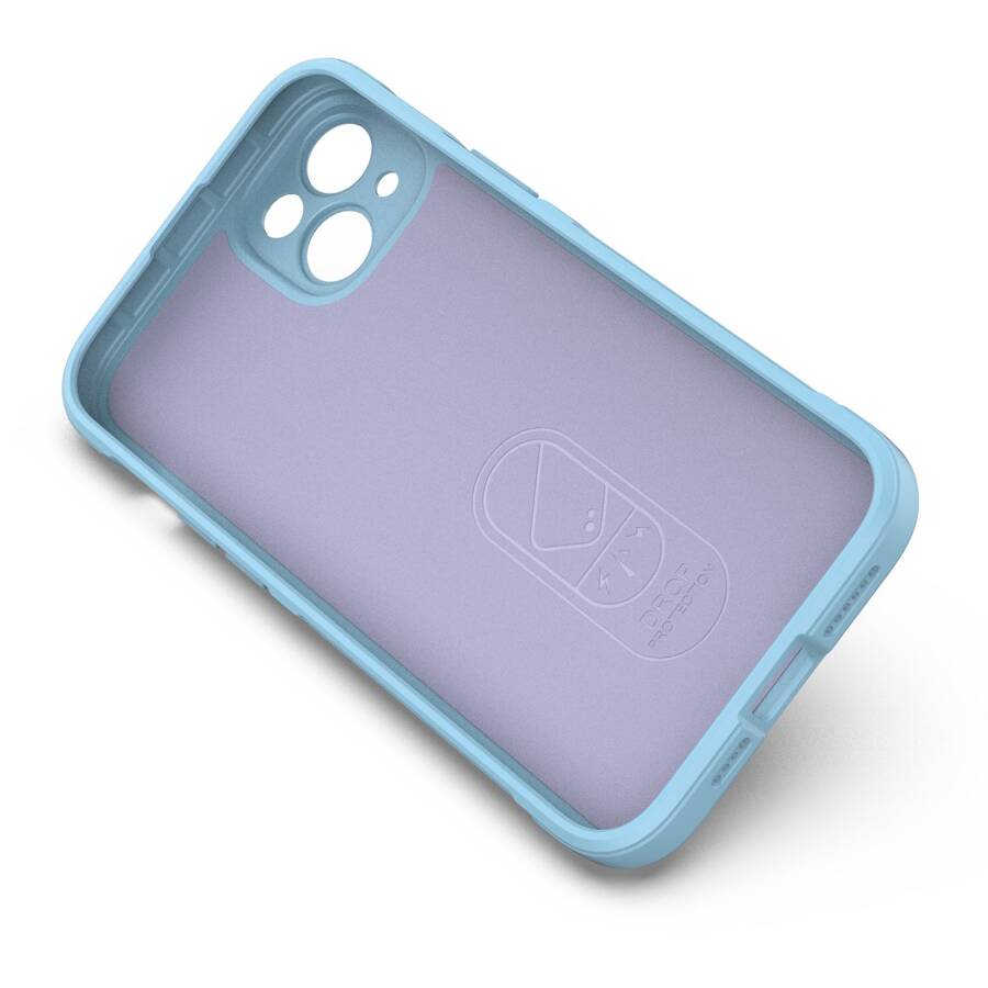 MAGIC SHIELD CASE CASE FOR IPHONE 14 PLUS FLEXIBLE ARMORED CASE LIGHT BLUE