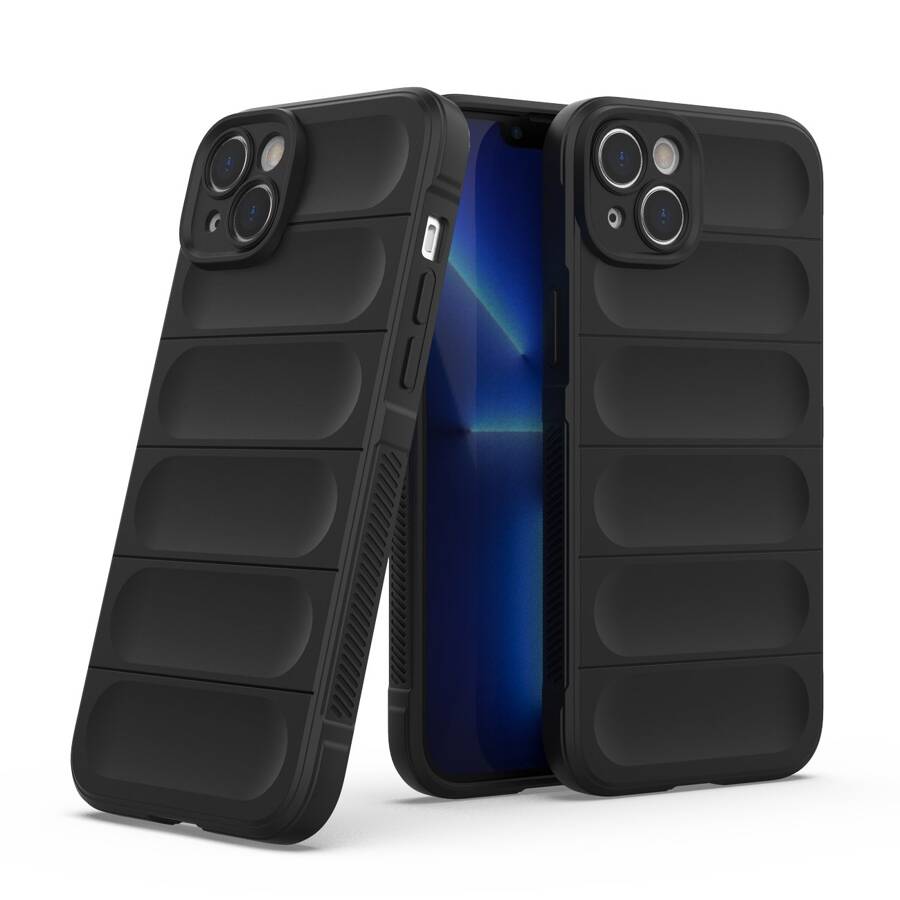 MAGIC SHIELD CASE CASE FOR IPHONE 14 PLUS FLEXIBLE ARMORED COVER BLACK