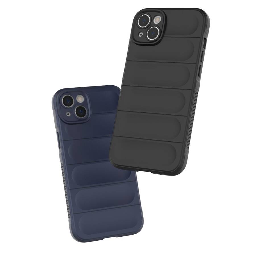 MAGIC SHIELD CASE CASE FOR IPHONE 14 PLUS FLEXIBLE ARMORED DARK BLUE COVER