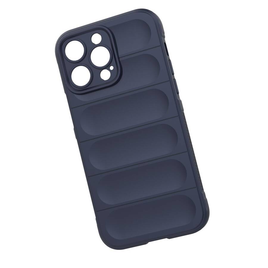 MAGIC SHIELD CASE CASE FOR IPHONE 14 PRO MAX FLEXIBLE ARMORED DARK BLUE COVER