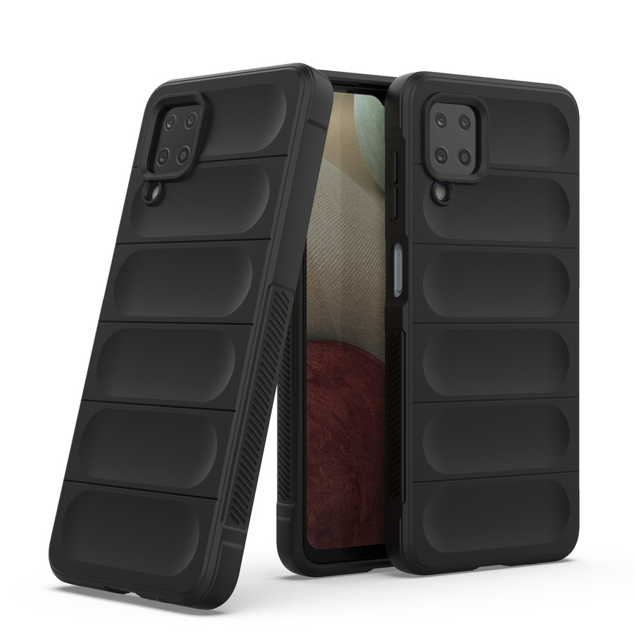 MAGIC SHIELD CASE CASE FOR SAMSUNG GALAXY A12 FLEXIBLE ARMORED COVER BLACK