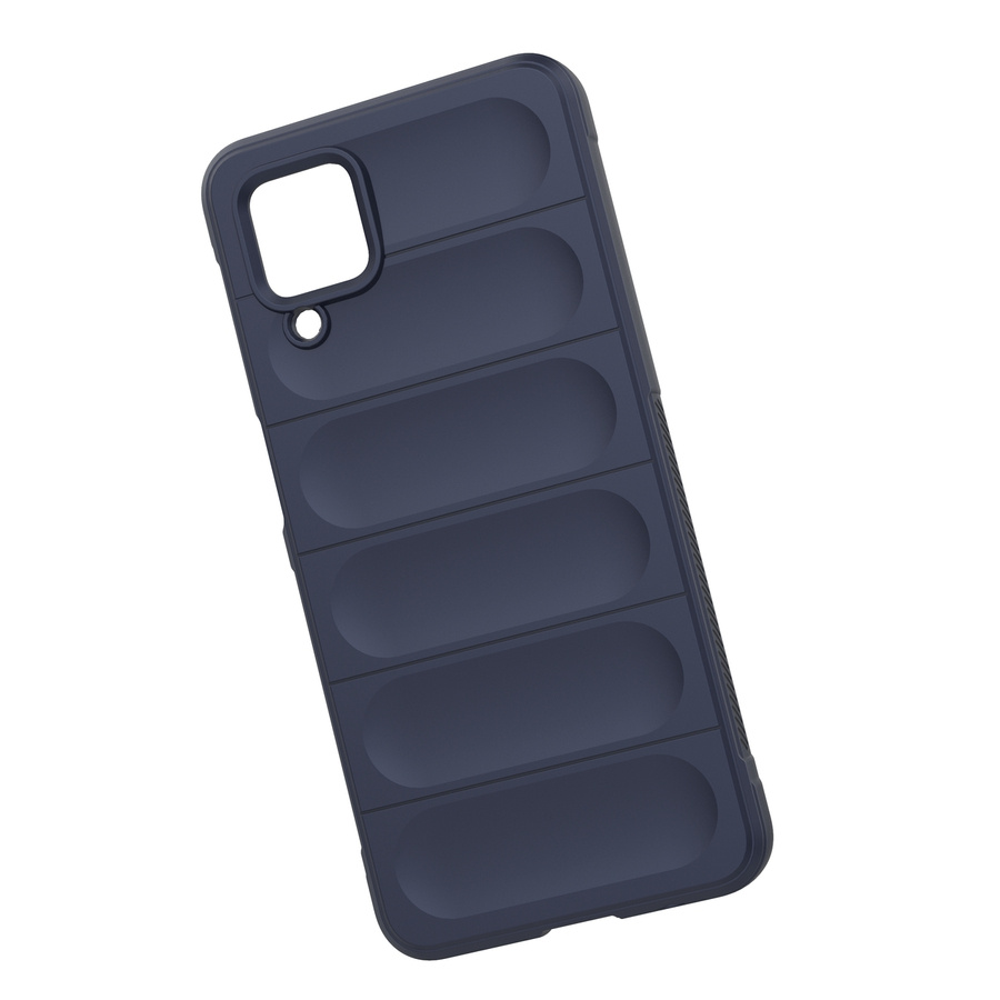 MAGIC SHIELD CASE CASE FOR SAMSUNG GALAXY A12 FLEXIBLE ARMORED COVER DARK BLUE