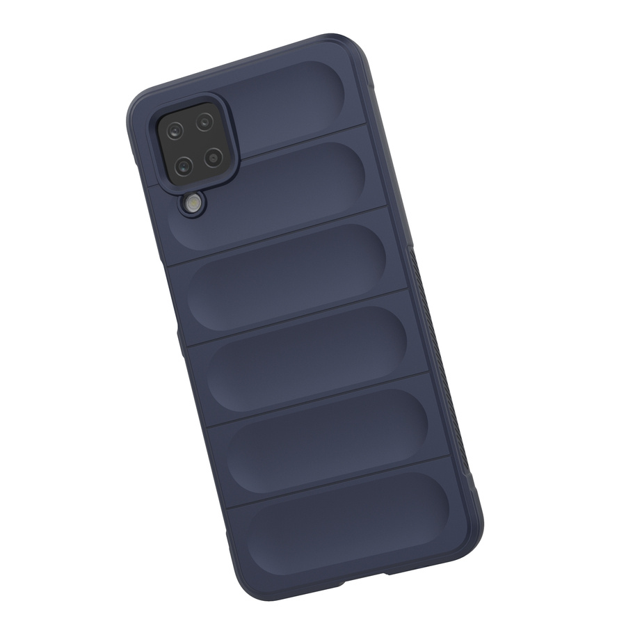 MAGIC SHIELD CASE CASE FOR SAMSUNG GALAXY A12 FLEXIBLE ARMORED COVER DARK BLUE