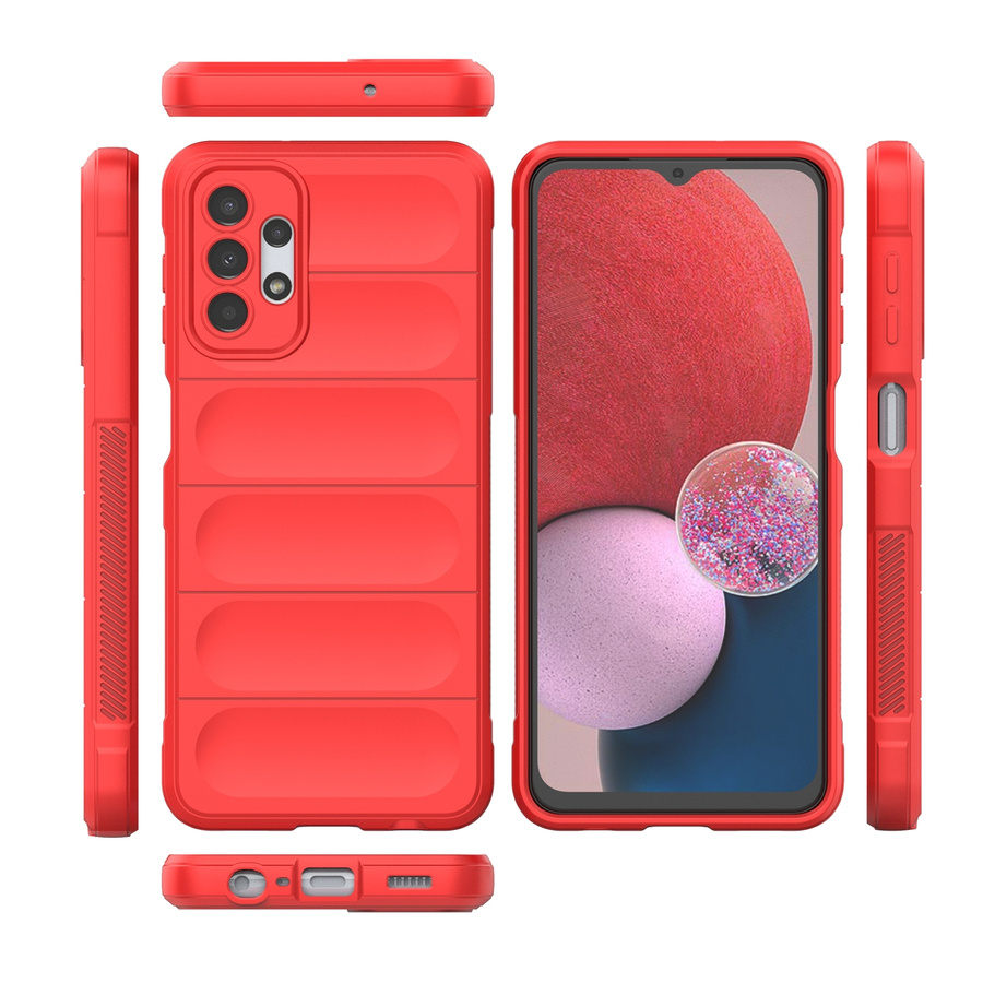 MAGIC SHIELD CASE CASE FOR SAMSUNG GALAXY A13 5G FLEXIBLE ARMORED COVER RED