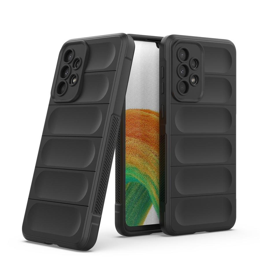 MAGIC SHIELD CASE CASE FOR SAMSUNG GALAXY A33 5G FLEXIBLE ARMORED COVER BLACK