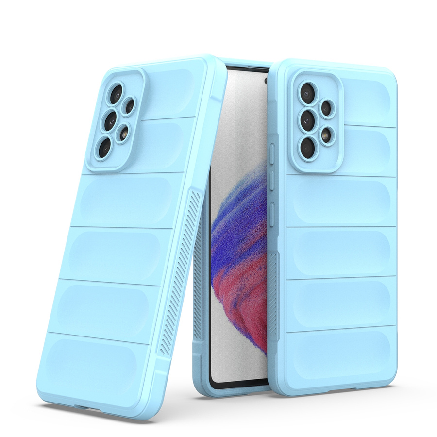 MAGIC SHIELD CASE CASE FOR SAMSUNG GALAXY A53 5G FLEXIBLE ARMORED COVER LIGHT BLUE